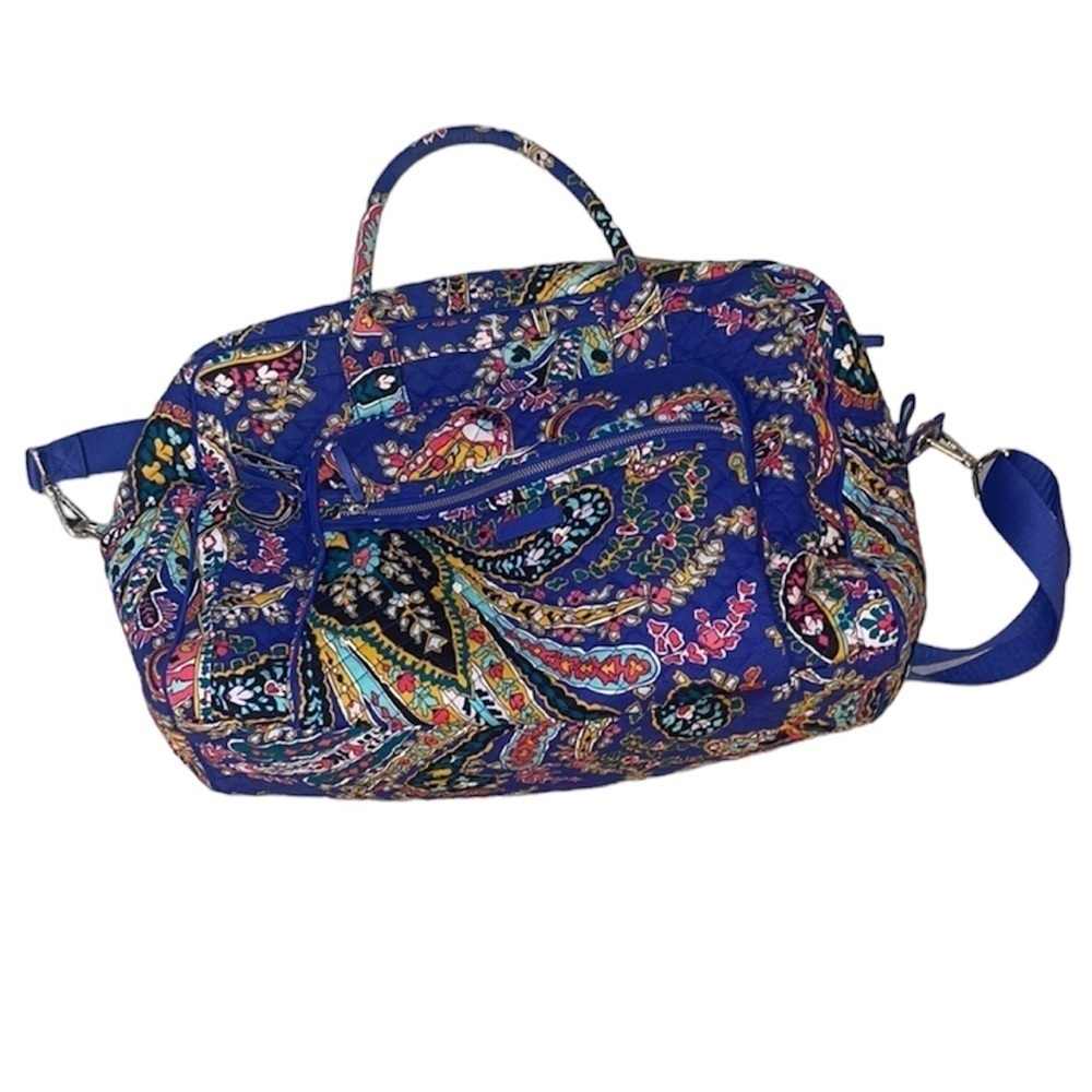 Vera Bradley Romantic Paisley Iconic Weekender Travel Bag